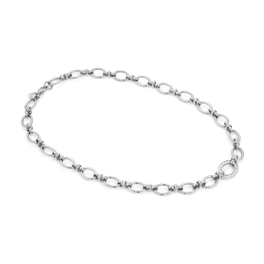 Nomination Collana Affinity a catena con cubic zirconia Saldi