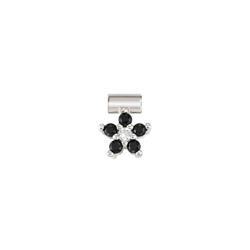 Nomination Ciondolo SeiMia fiore nero con CZ Fornitura limitata