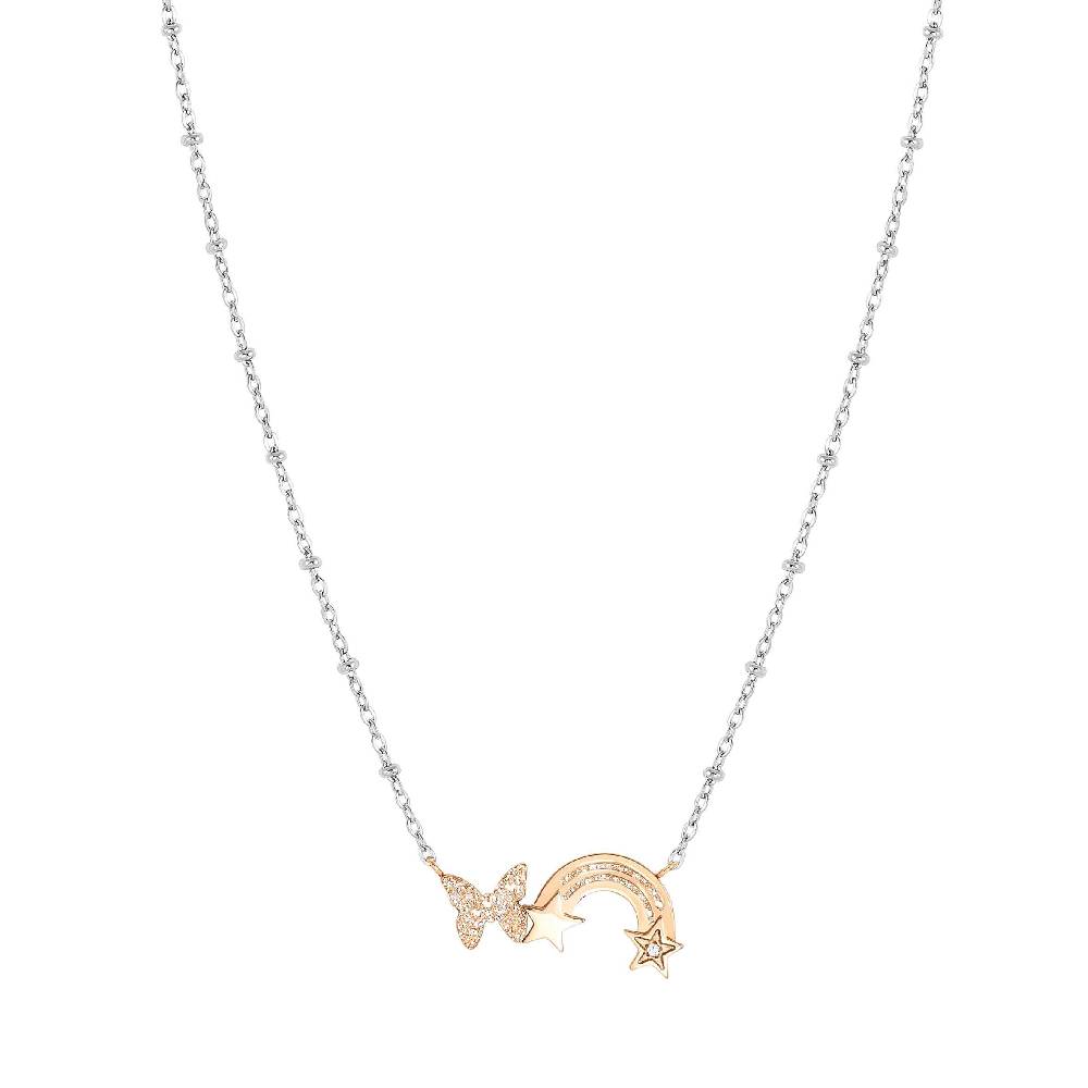 Nomination Collana Happyworld Arcobaleno e Farfalla Grandi sconti