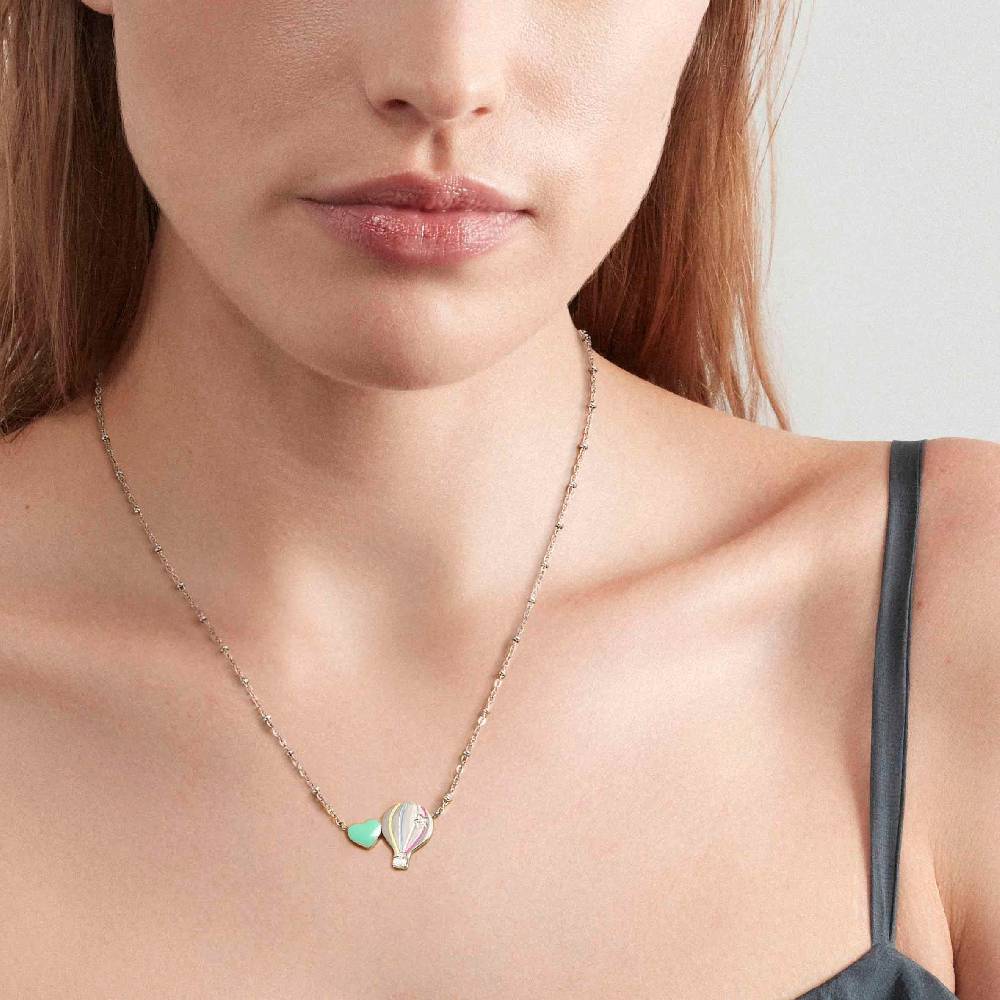 Nomination Collana Happyworld Mongolfiera con Smalto Enormi risparmi