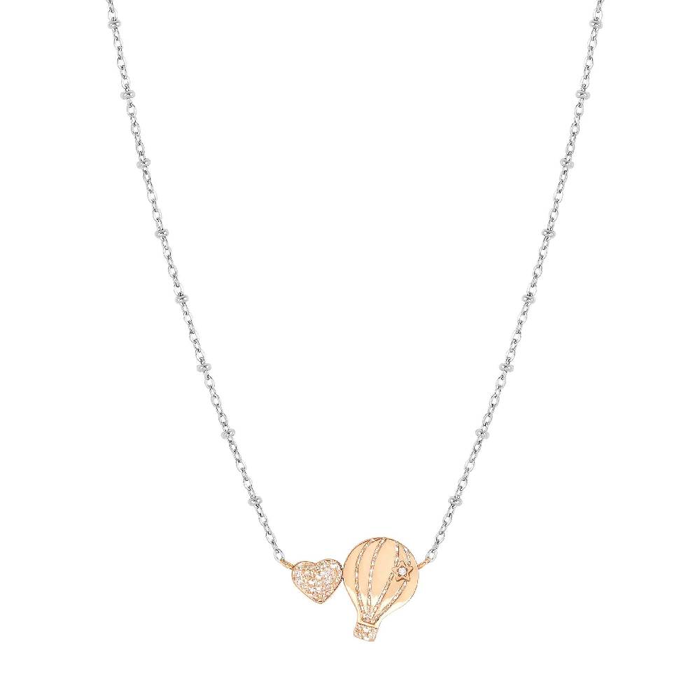 Nomination Collana Happyworld Mongolfiera e Cuore Super Saving Price