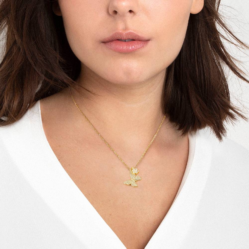 Nomination Collana Sweetrock Nature Farfalla e fiore Ultimi due giorni