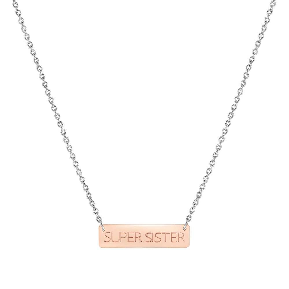 Nomination Collana BELLA LA VITA con targa Sorella Super