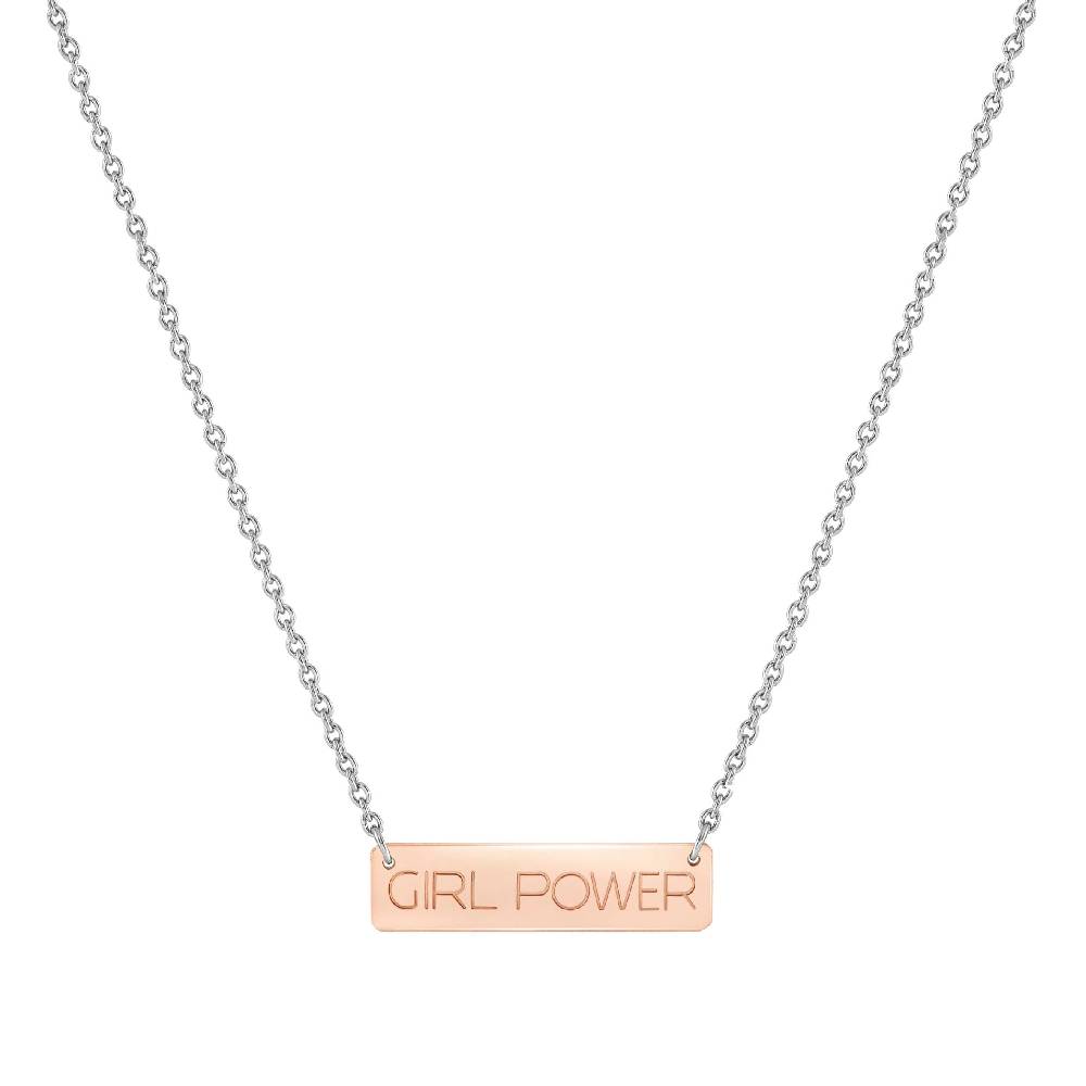 Nomination Collana BELLA LA VITA con targa Il Potere delle Ragazze