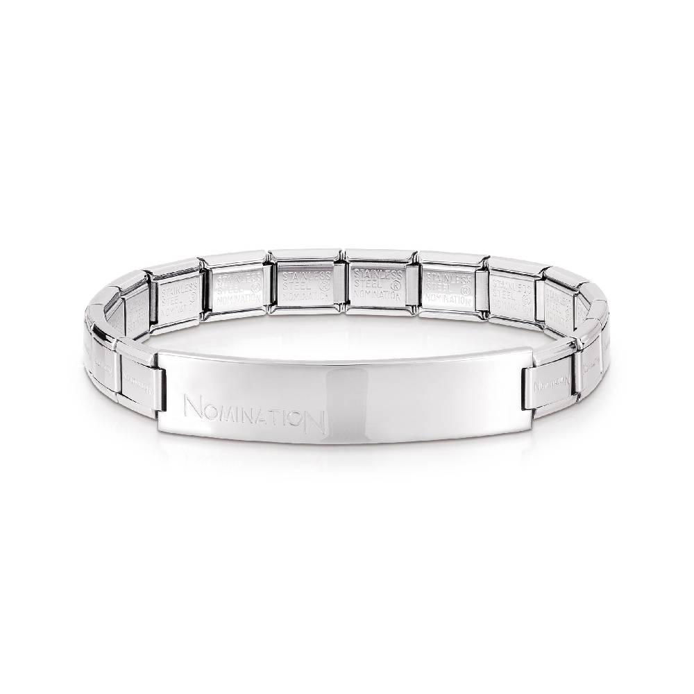 Nomination Bracciale Trendsetter placca in acciaio Comprare a buon mercato