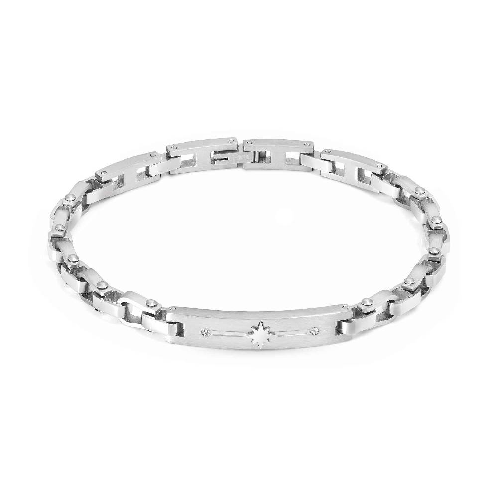 Nomination Bracciale Manvision con simbolo Rosa dei Venti Grande vendita