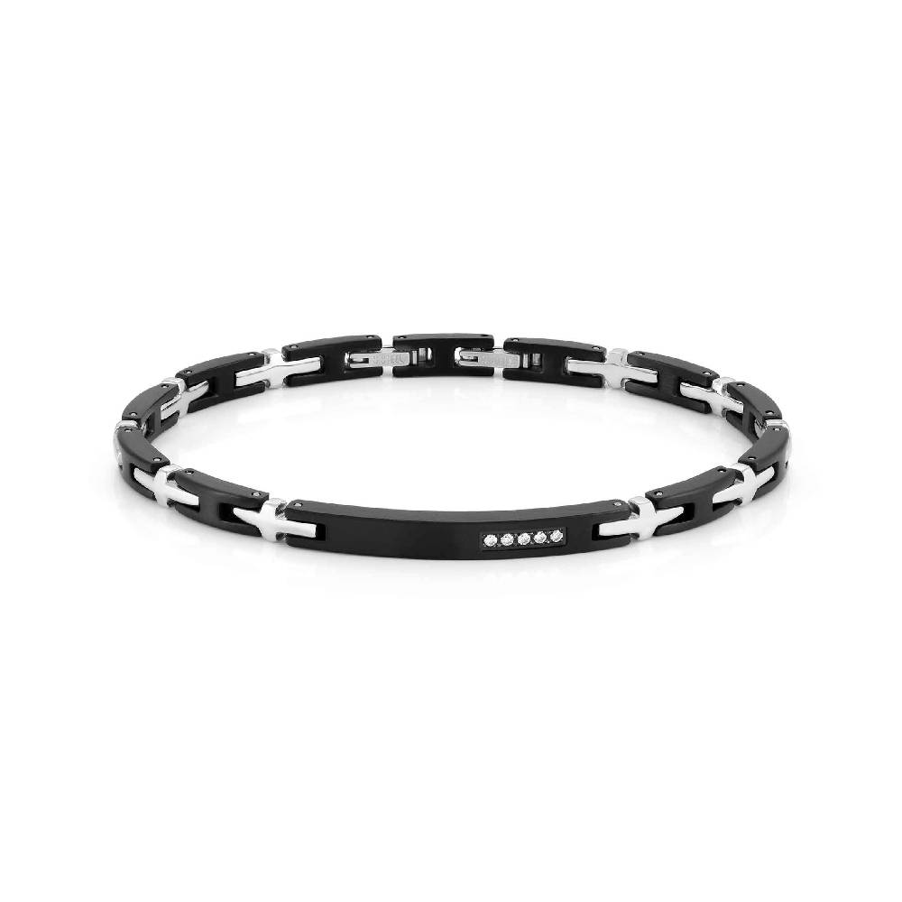 Nomination Bracciale Strong per lui con placca Comprane uno, ottenene uno gratis