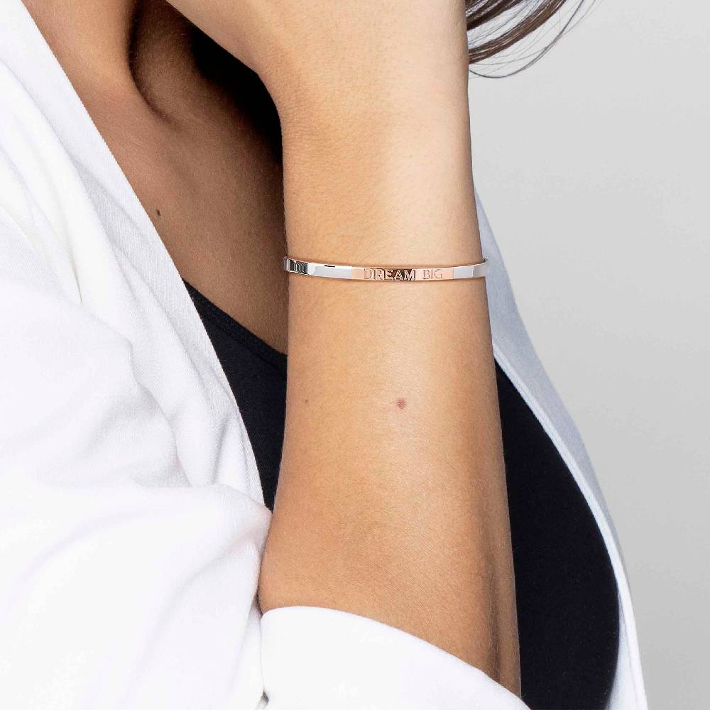 Nomination Bracciale Rigido BELLA LA VITA con targa Sorella Super Solo un giorno rimasto