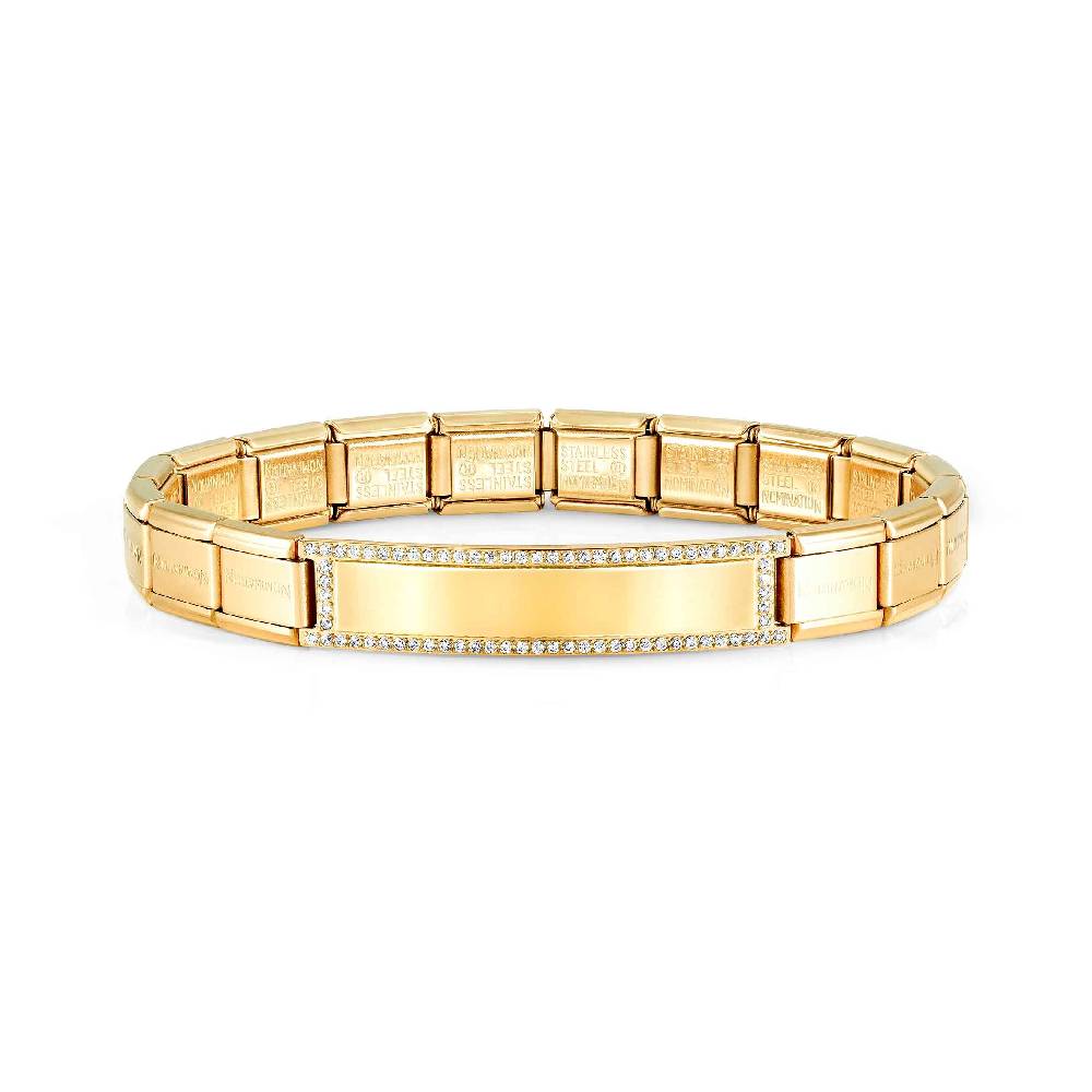Nomination Bracciale Trendsetter Oro giallo con Placca