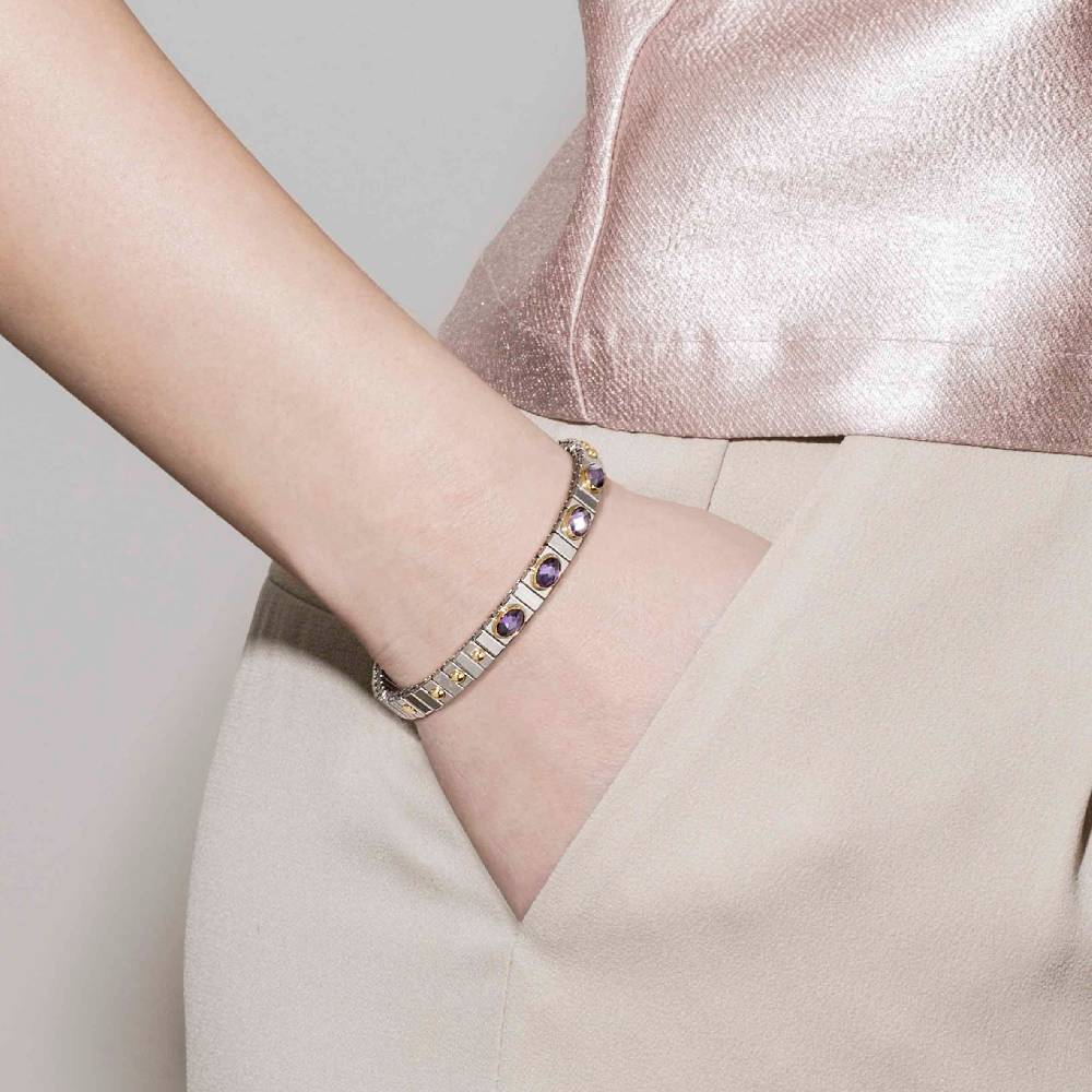 Nomination Bracciale estensibile con Pietra sfaccettata Outlet