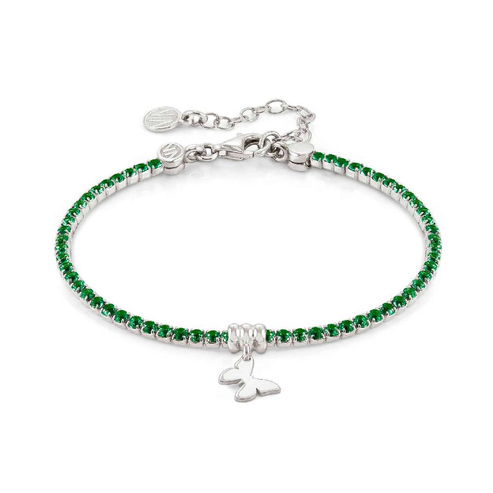 Nomination Bracciale Chic&Charm Farfalla e Zirconi verdi In Saldo