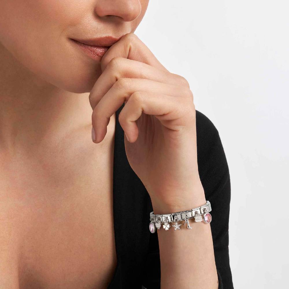 Nomination Link Composable Classic con Cuore Pendente in Argento Only for today