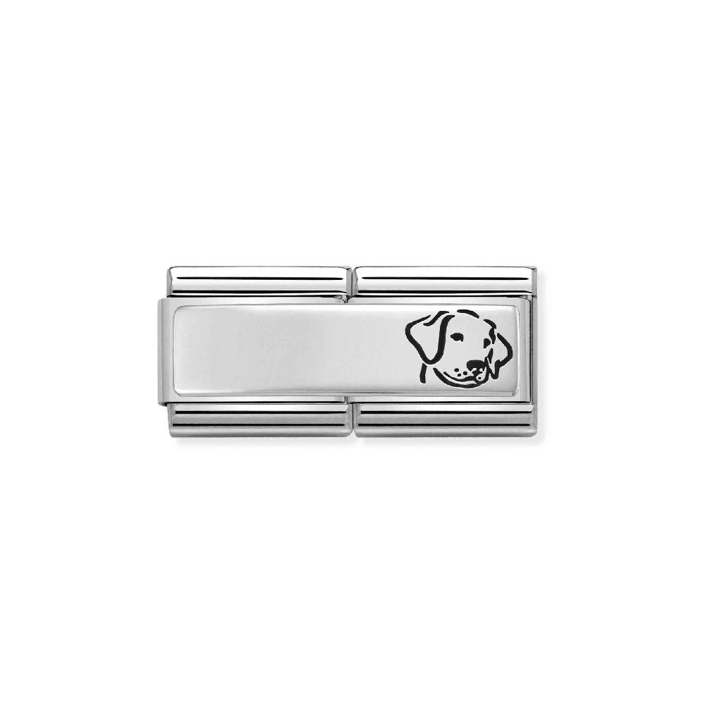 Nomination Doppio Link Composable Classic Cane Trasporto libero internazionale