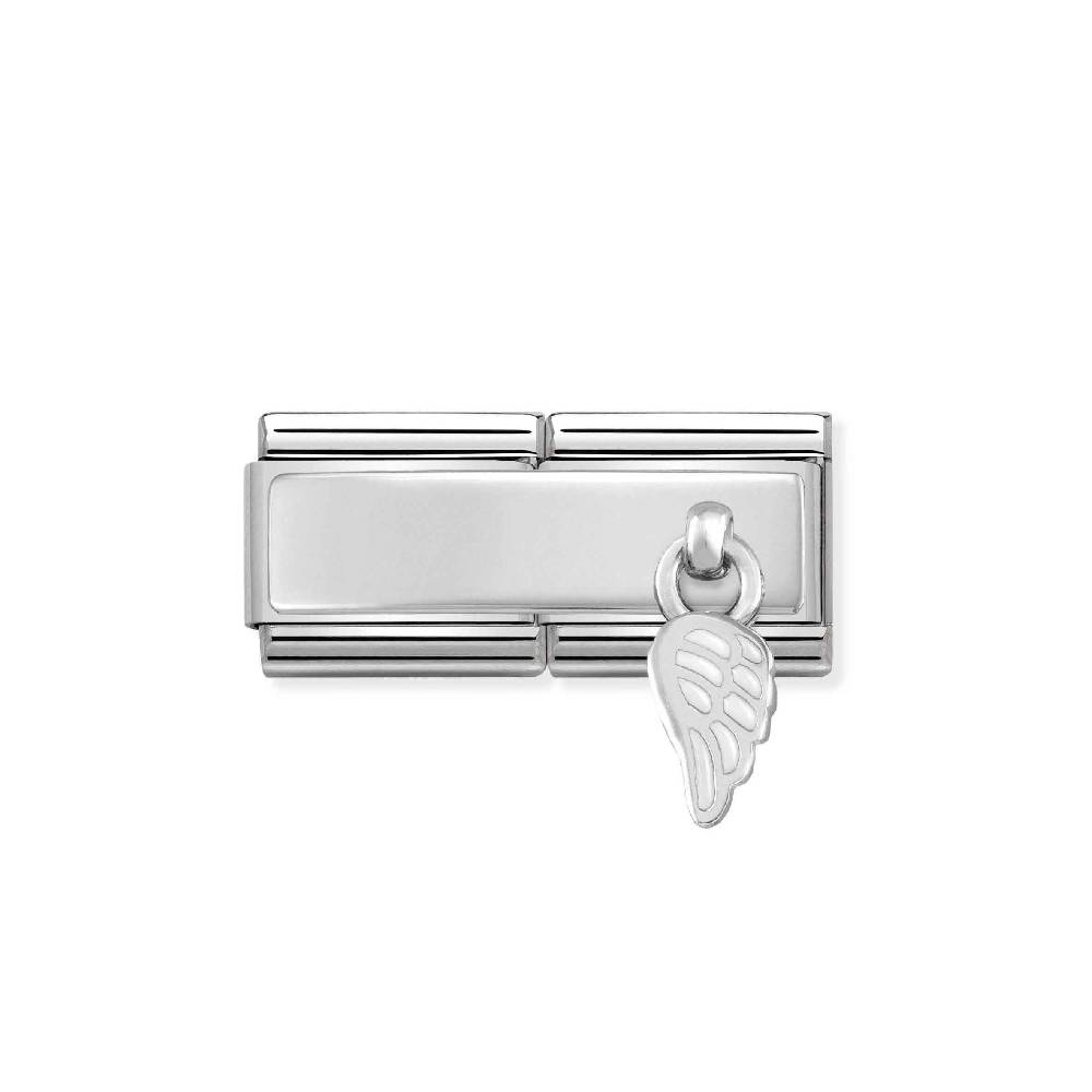 Nomination Link doppio composable classic Incisione Ala In vendita