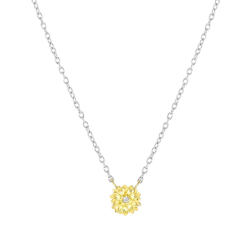 Nomination Collana MyTreasure Fiore in Oro e Diamanti Sconti questo mese