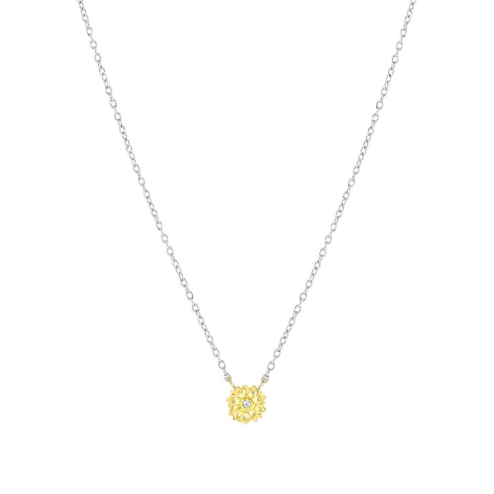 Nomination Collana MyTreasure Fiore in Oro e Diamanti Sconti questo mese