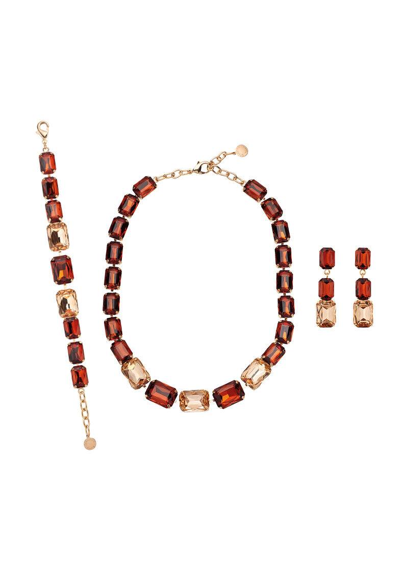 Ottaviani Bracciale dorato con cristalli Spedizione Gratuita