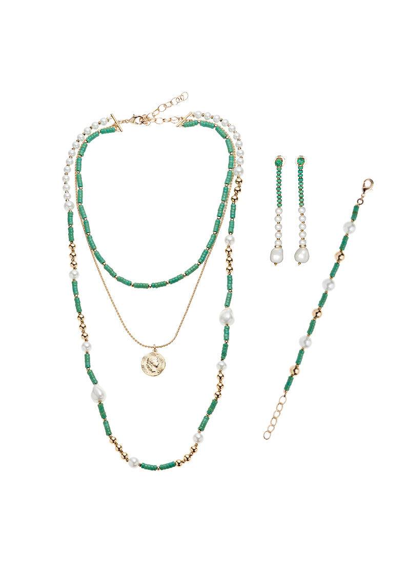 Ottaviani Bracciale dorato con perline e perle Acquista Ora
