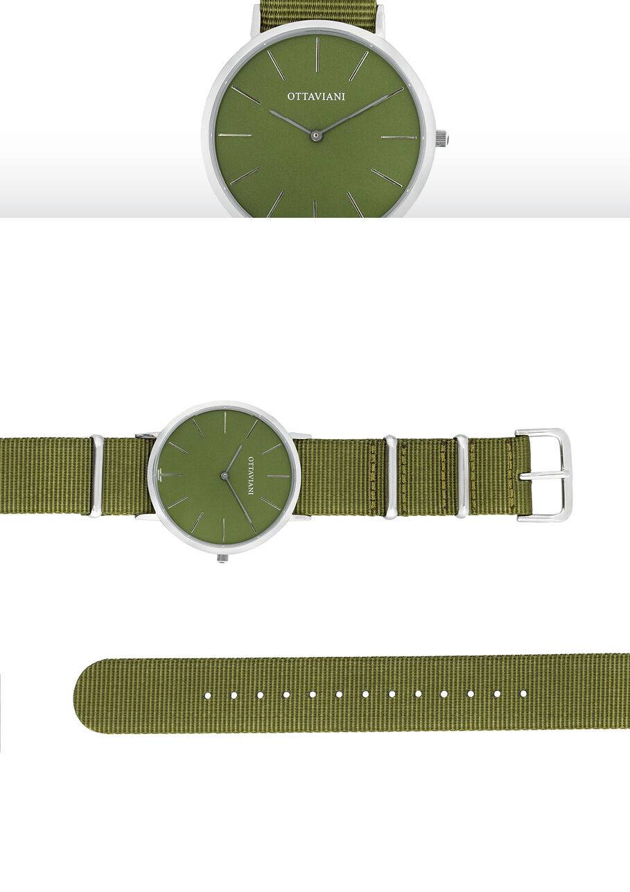 Ottaviani Orologio quarzo piatto verde Vendite Flash