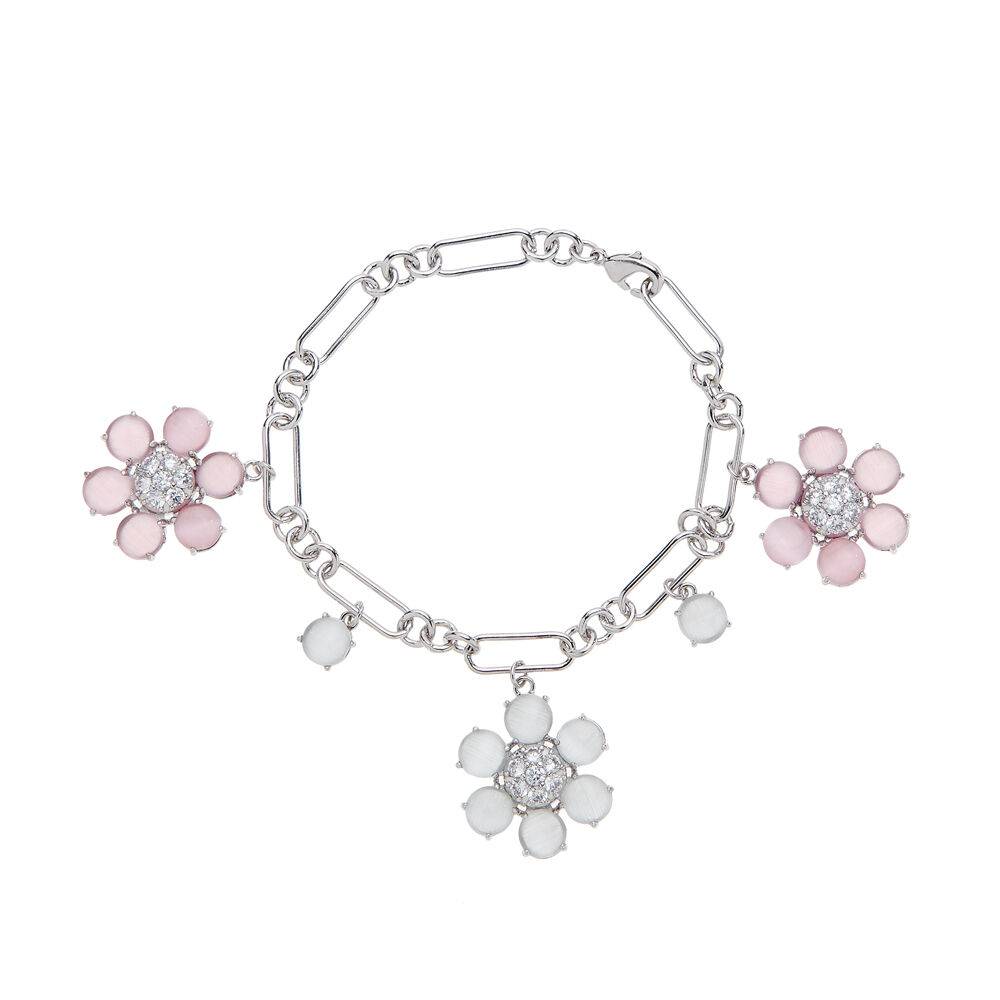 Ottaviani Bracciale rodiato con cubic zirconia e resina Affare Del Giorno