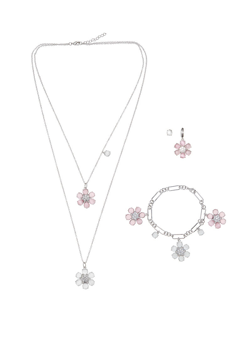 Ottaviani Bracciale rodiato con cubic zirconia e resina Affare Del Giorno