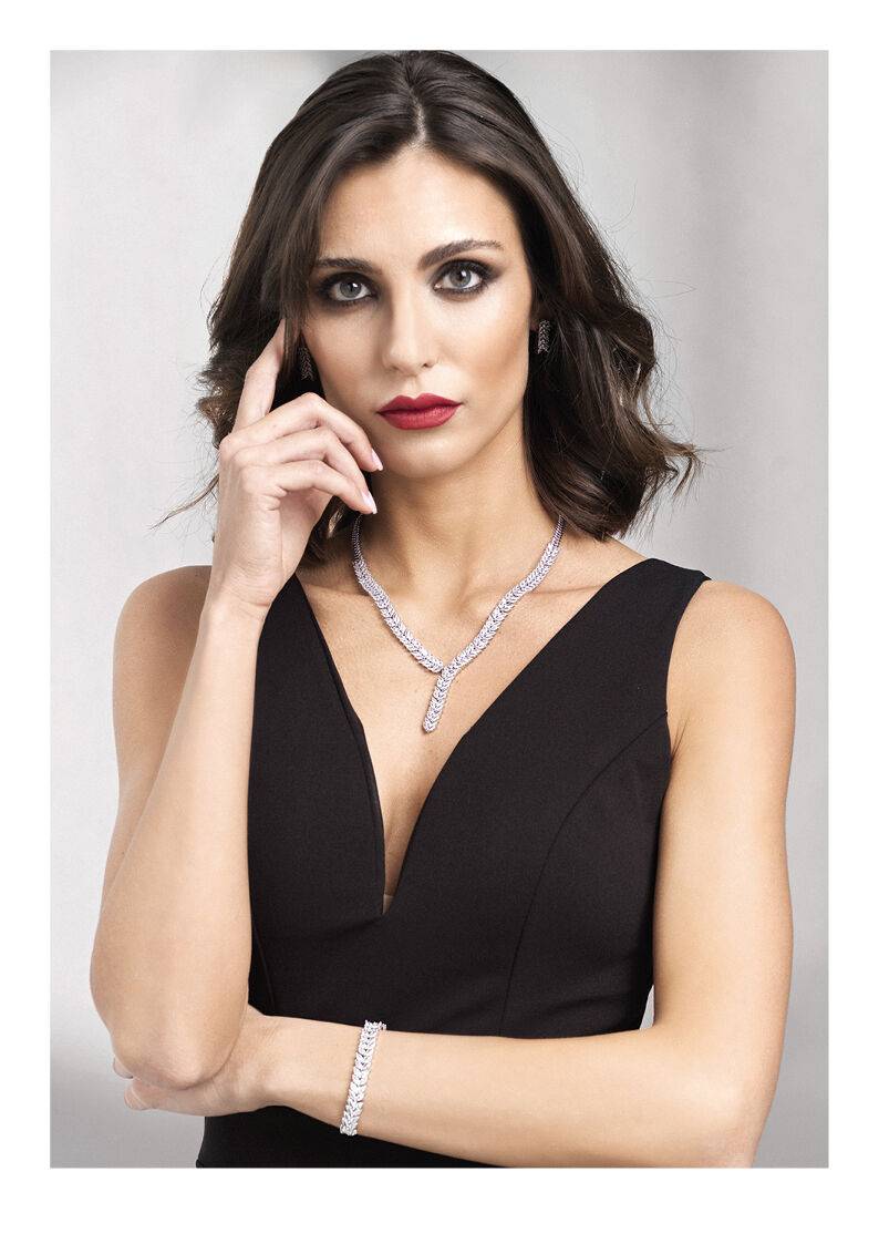 Ottaviani Bracciale rodiato con cubic zirconia Hotsell