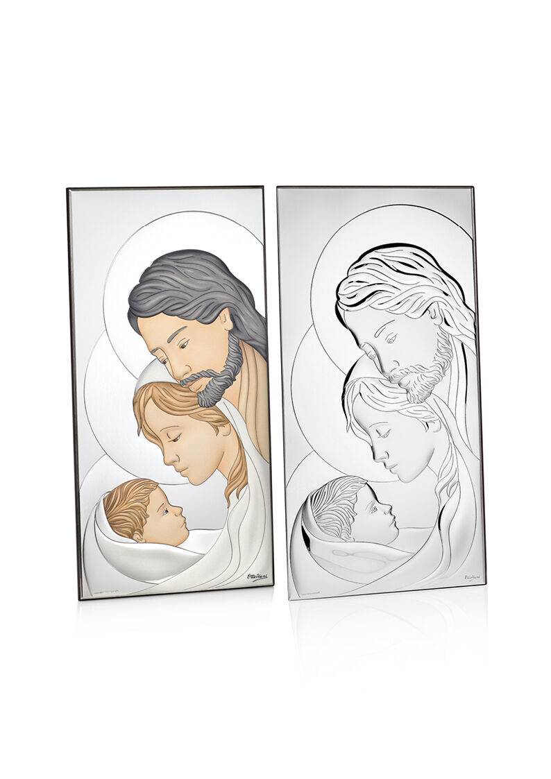 Ottaviani Icona verticale sacra famiglia 12x24 colorata Promozione