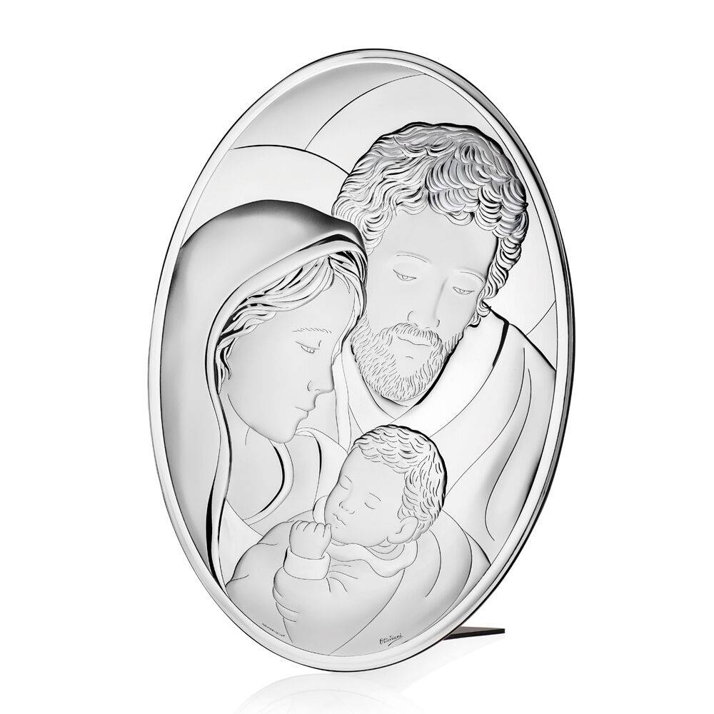 Ottaviani Icona ovale sacra famiglia 36,3x50,3 Consegna Veloce
