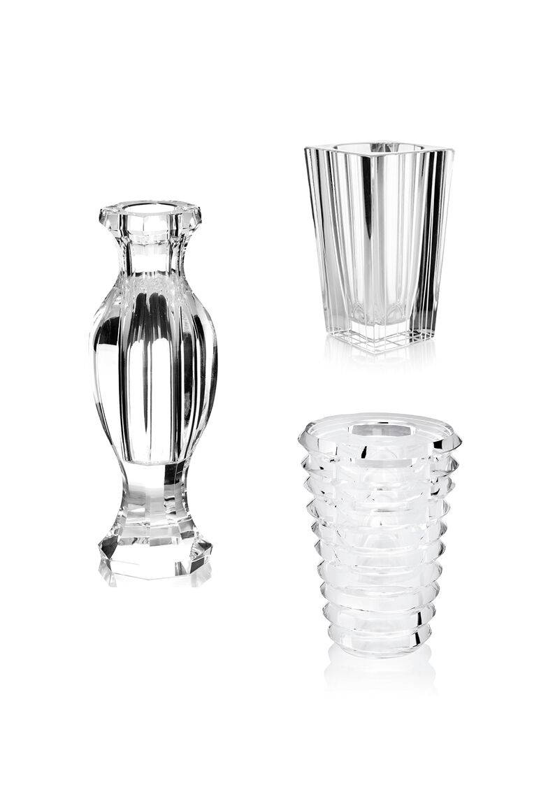 Ottaviani Vaso in cristallo cm14x4xh.20.5 Fino Al -60%