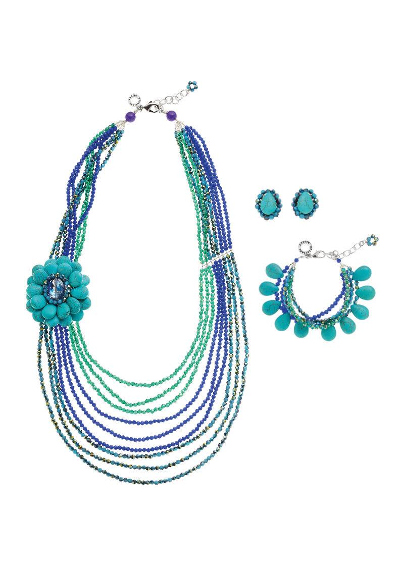 Ottaviani Orecchini con howlite e cristalli Economico