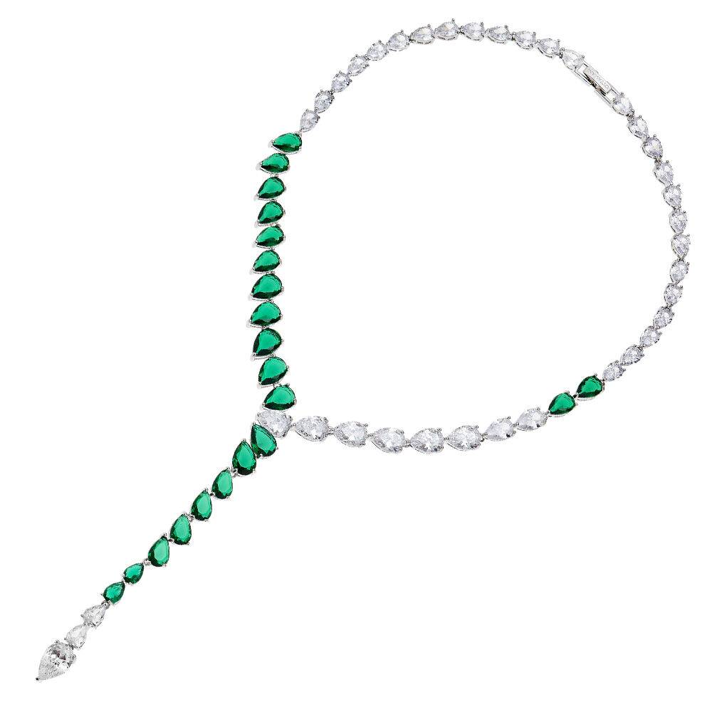Ottaviani Collana rodiata con cubic zirconia 2025