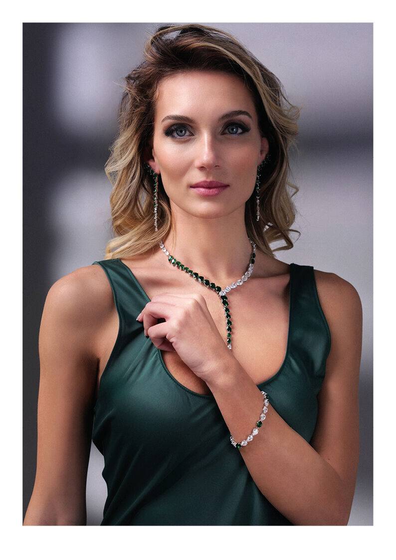 Ottaviani Collana rodiata con cubic zirconia 2025