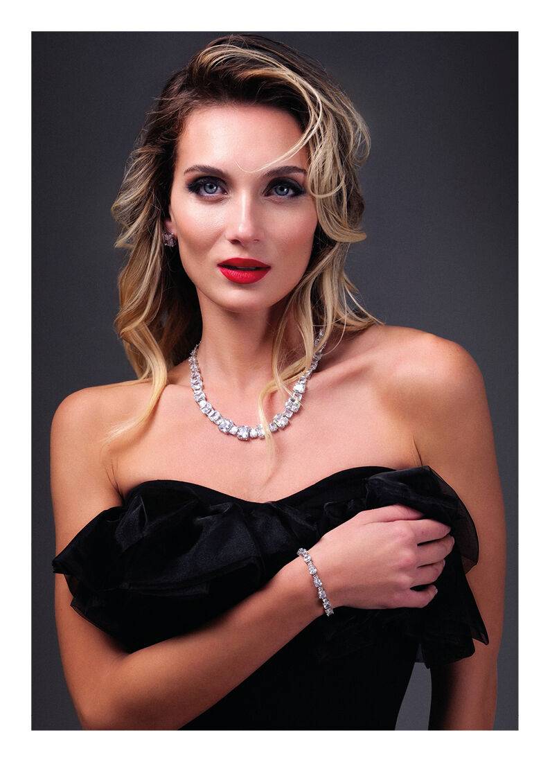 Ottaviani Collana rodiata con cubic zirconia Negozi Online