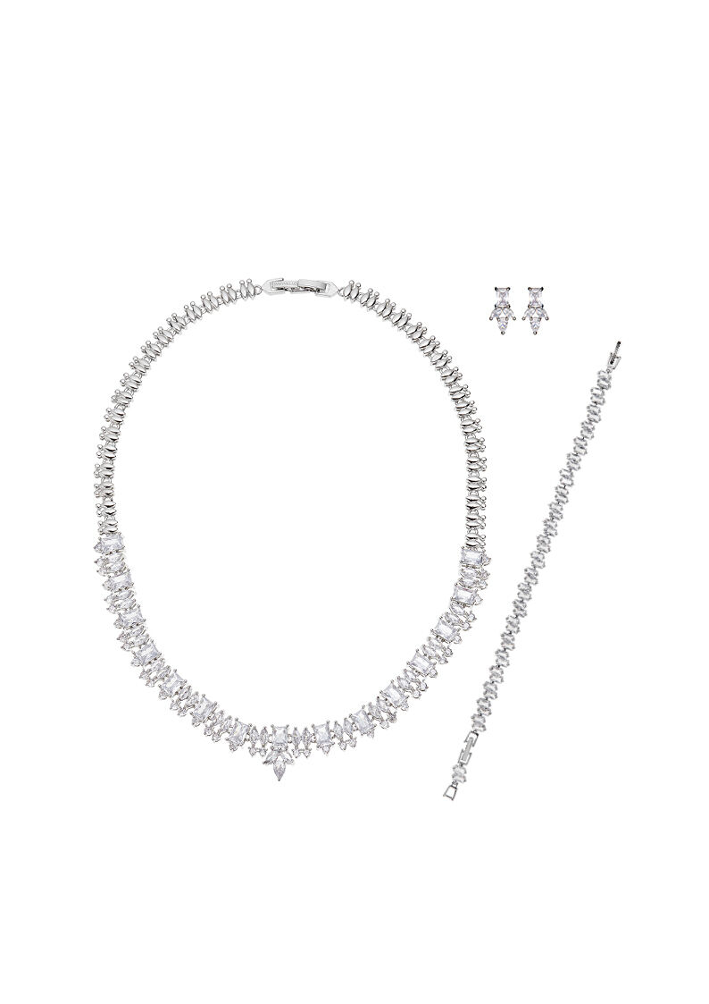Ottaviani Collana rodiata con cubic zirconia Acquista Ora