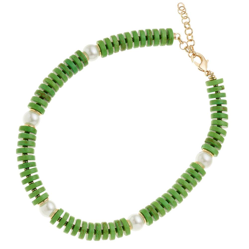 Ottaviani Collana dorata con perline e perle Shopping Online