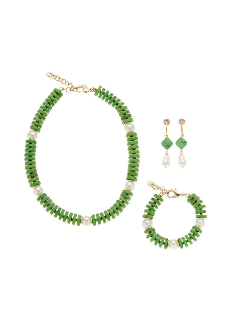 Ottaviani Collana dorata con perline e perle Shopping Online