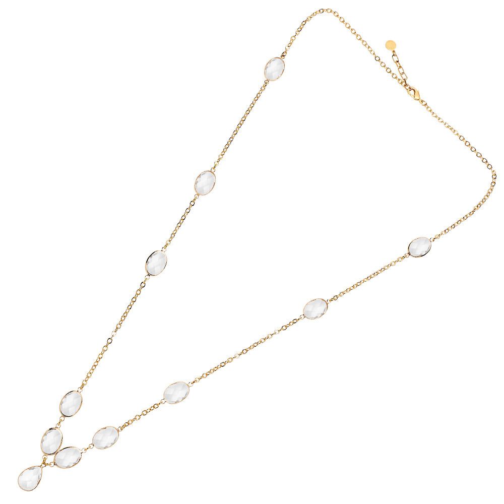 Ottaviani Collana dorata con cristalli Convenienza