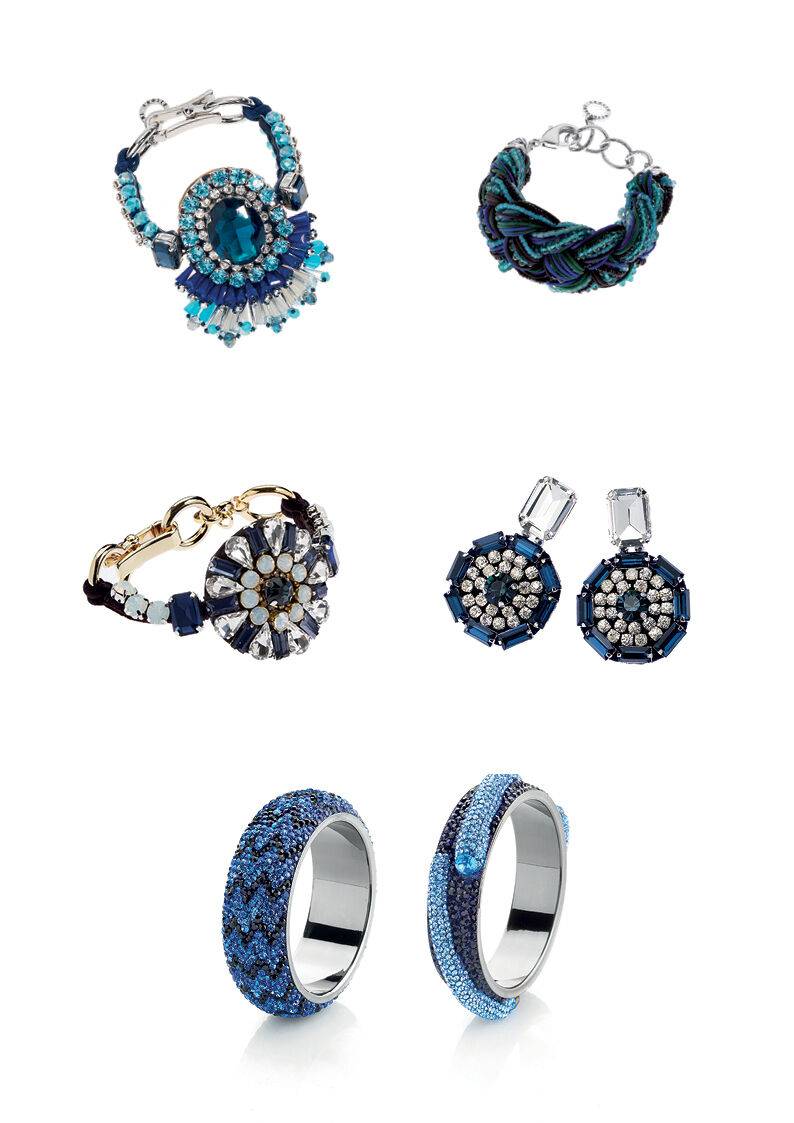 Ottaviani Bracciale con cristalli,perline e strass Nuovo