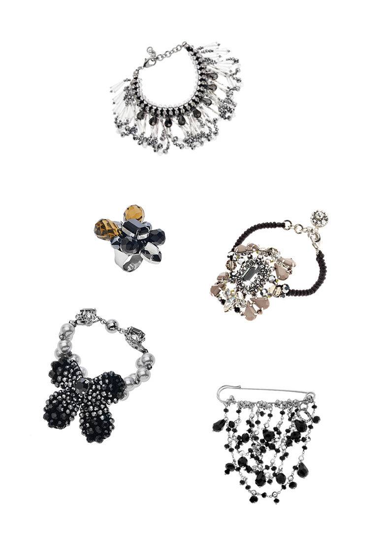 Ottaviani Bracciale con cristalli strass e perline Vendita