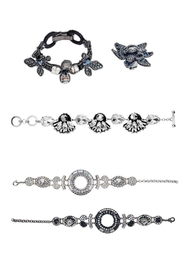 Ottaviani Bracciale con cristalli e perline Spedizione Gratuita