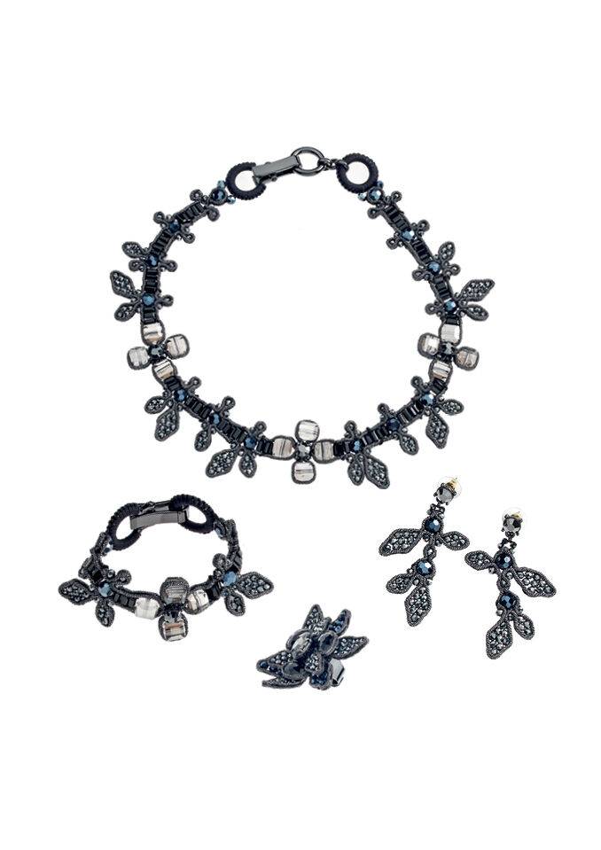 Ottaviani Bracciale con cristalli e perline Spedizione Gratuita