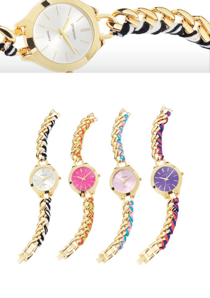 Ottaviani Quarzo argento,bracciale catena Prezzo Ridotto