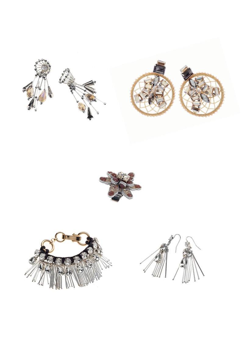 Ottaviani Orecchini con cristalli perline e strass Sottocosto