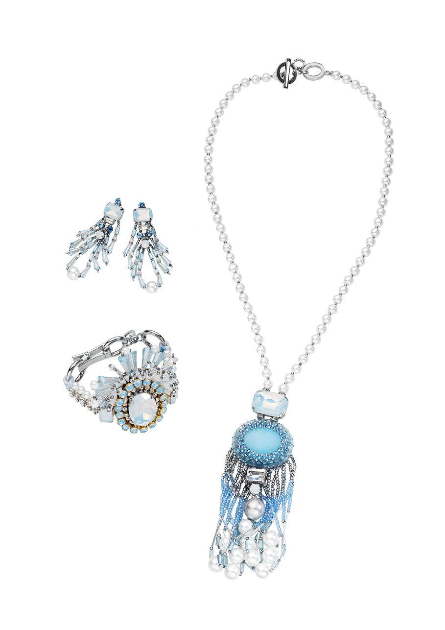 Ottaviani Collana con cristalli,strass e perline Offerta