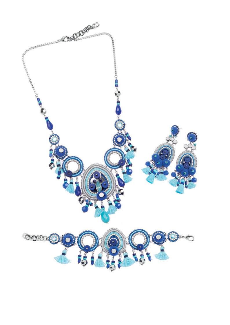 Ottaviani Collana con perline,cristalli e strass Saldi