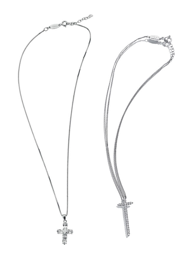Ottaviani Collana arg. "super cross" Shopping Online