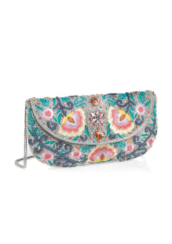 Ottaviani Clutch con ricami,cristalli,perline e strass Offerta