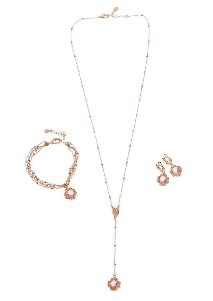 Ottaviani Bracciale"gotico"in argento con cristalli In Vendita