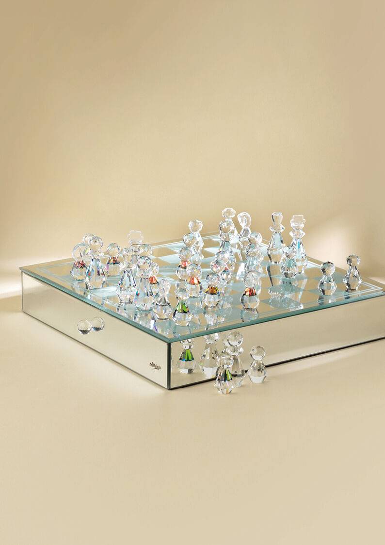 Ottaviani Scacchiera in cristallo cm.35x35x6 In Saldo