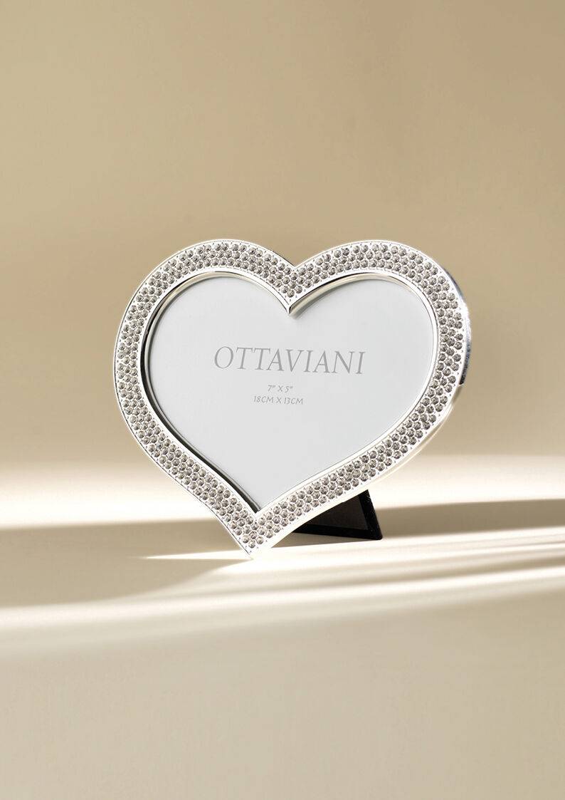 Ottaviani Portafoto con strass"cuore"cm.16,6x20,1 2025
